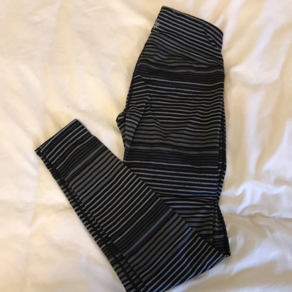 athleta striped leggings
